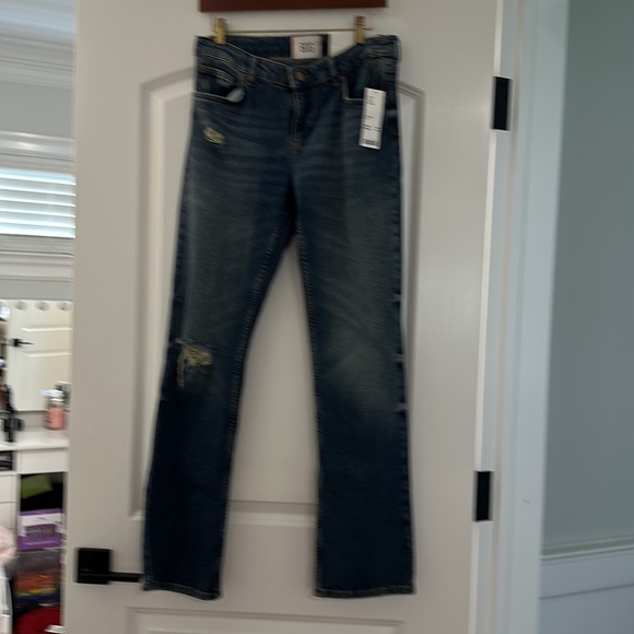 BDG Slim Boot Cut Jeans, Size 28, Denim Medi - Picture 7 of 8